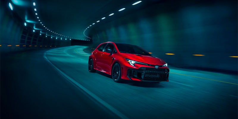 Red 2025 Toyota GR Corolla