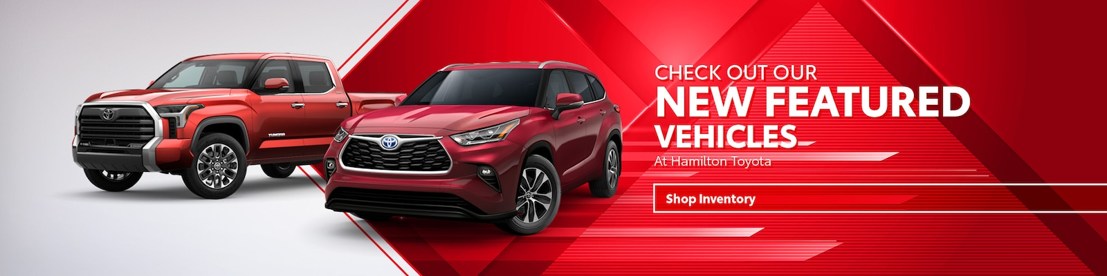New Featured Vehicles at Hamilton Toyota in Clovis NM